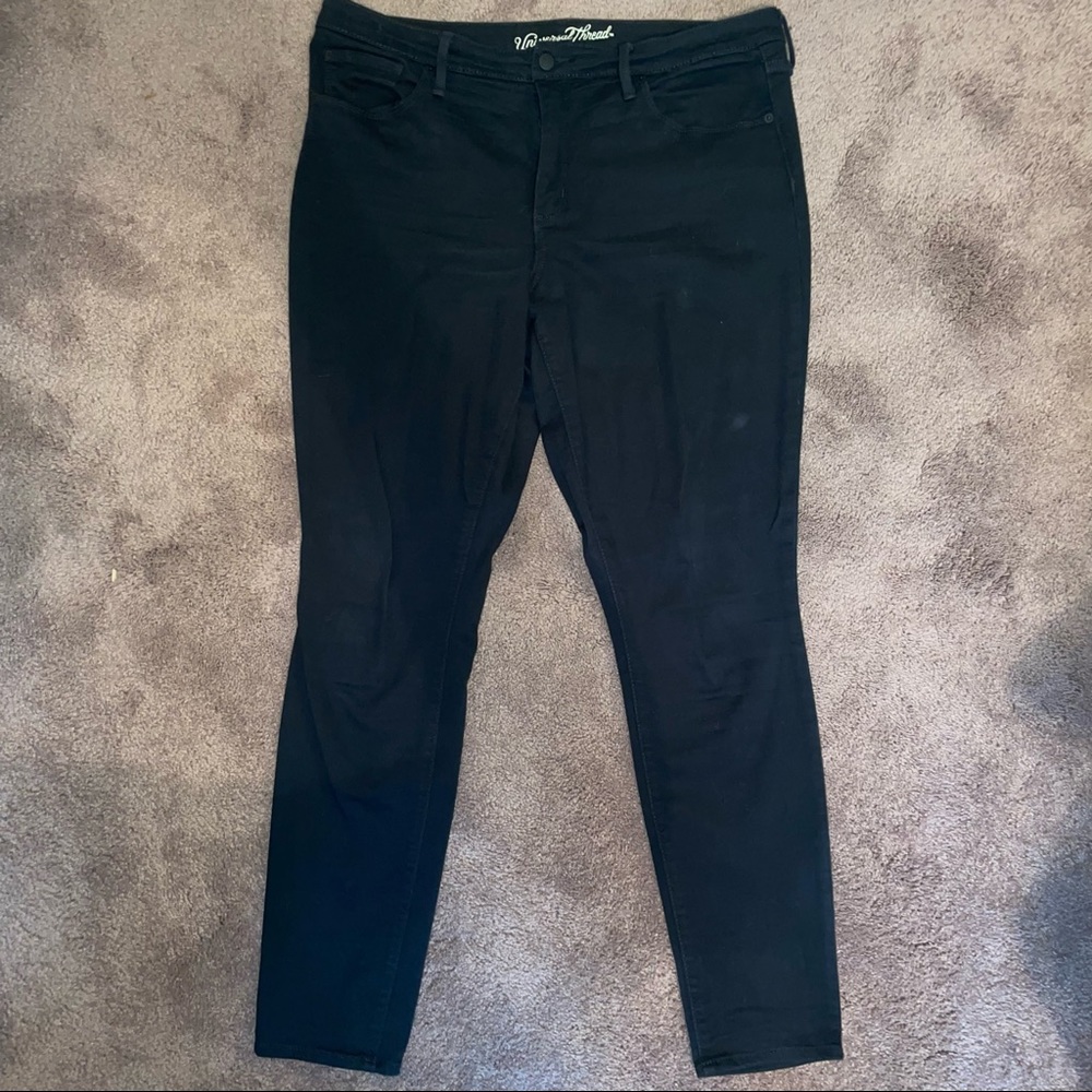 Black Skinny Jeans, Size 16
